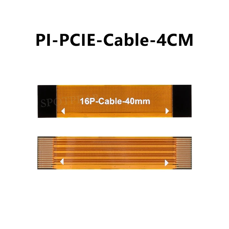Custom Raspberry Pi 5 PCIE FPC Cable with 90R Differential Matching Higher Speed for M.2 NVMe SSD