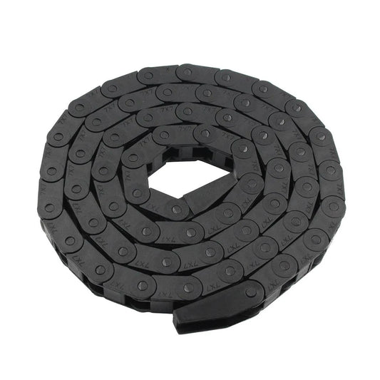 Custom Cable Drag Chain 7*7mm Wire L1000mm Carrier with end connectors L1000 mm CNC Router Machine Tools Transmission Chains 7*7mm Manufacturer