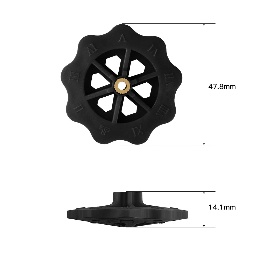 Custom 3D Printer Accessories Upgraded Roman numeral hand-twisted  Auto Heated Bed Leveling Nut M4 M5 Adjustment For  CR-10 Ender 3/5 Manufacturer