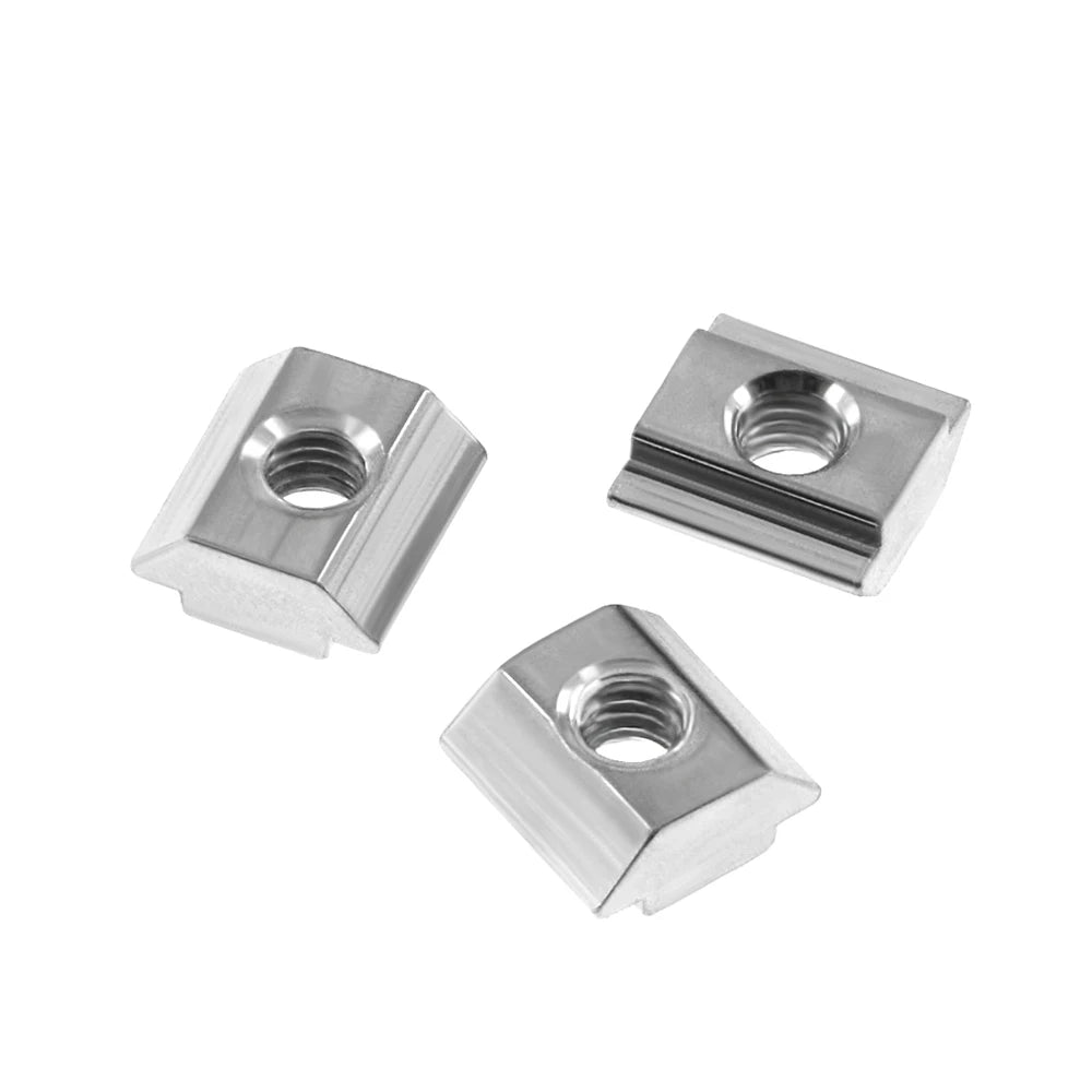 Custom 0 M3 M4 M5 M6 T Block Square nuts T-Track Sliding Hammer Nut for Fastener Aluminum Profile Manufacturer