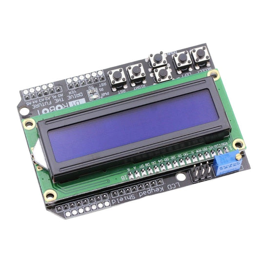 Lonten 1PCS LCD Keypad Shield LCD1602 LCD 1602 Module Display for arduinos EGA328 EGA2560 raspberry pi blue screen Custom