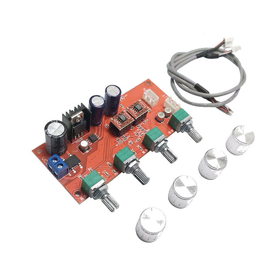 Dual AD828 Preamplifier Board Audio Preamp equalizer Volume Tone Control Hifi Stereo Pre amplifier pcb assembly