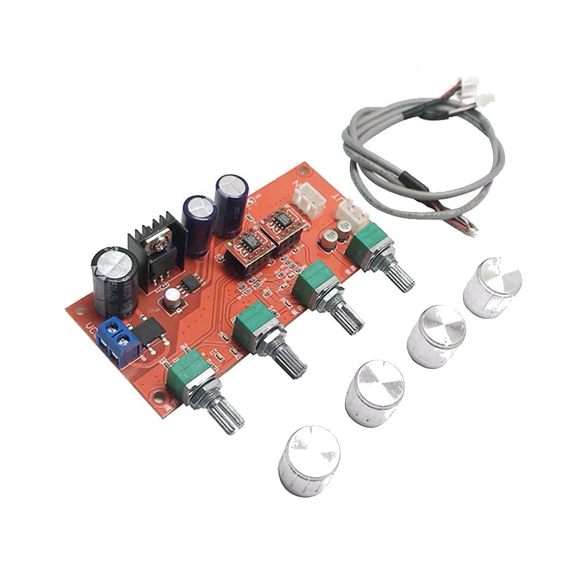Dual AD828 Preamplifier Board Audio Preamp equalizer Volume Tone Control Hifi Stereo Pre amplifier pcb assembly
