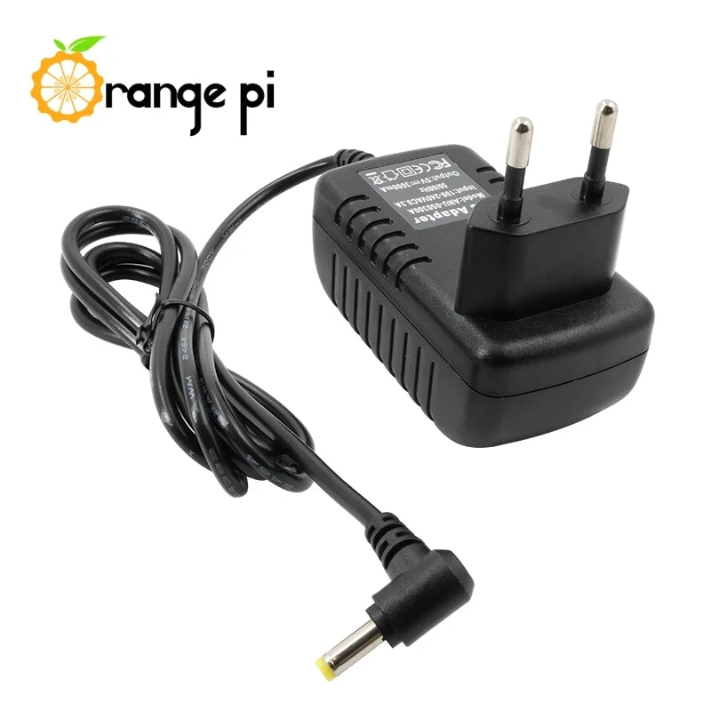 Custom Orange Pi 5V/3A Europe Power Adapter for AC power into DC for Orange Pi, Not Suitable With Zero/Zero plus 2/2G-IOT Manufacturer