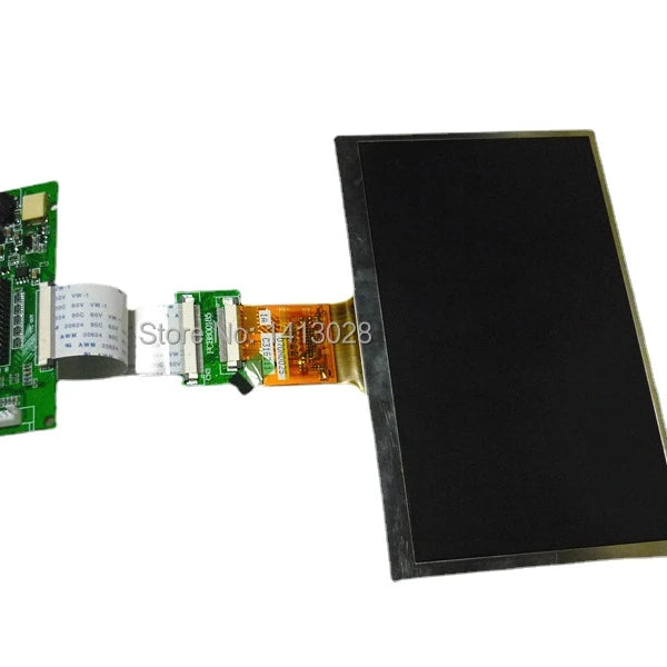 Custom HD + 2 av + VGA 7 inch LCD panel  1024 * 600 Raspberry pie LCD screen display DIY kits raspberry pi 4  price Manufacturer