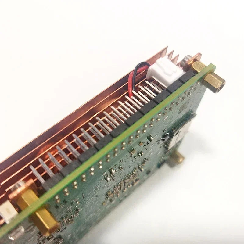 Raspberry Pi 5 Active Cooler Full Copper Heatsink Cooling Fins Copper Case Fan Radiator for Raspberry Pi 5