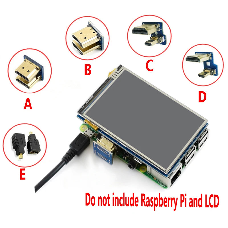 Custom Raspberry Pi 4B model 3B+ LCD HD Adapter connector Manufacturer