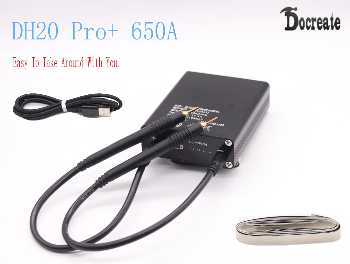 Custom DH20 Pro+ 650A Multifunctional Bottle Portable Pulse Spot Welder - C-type USB Remote Control Tool - DH20 Pro Manufacturer