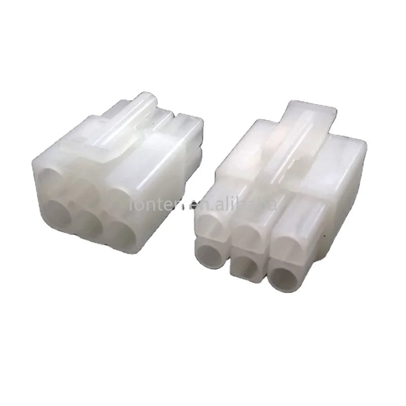 Custom 10pcs/lot L6.2 male connector spacing 6.2mm 1P 2P 3P 4P 6P 9P Aerial docking, plug connector, Tamiya auto connectors Manufacturer
