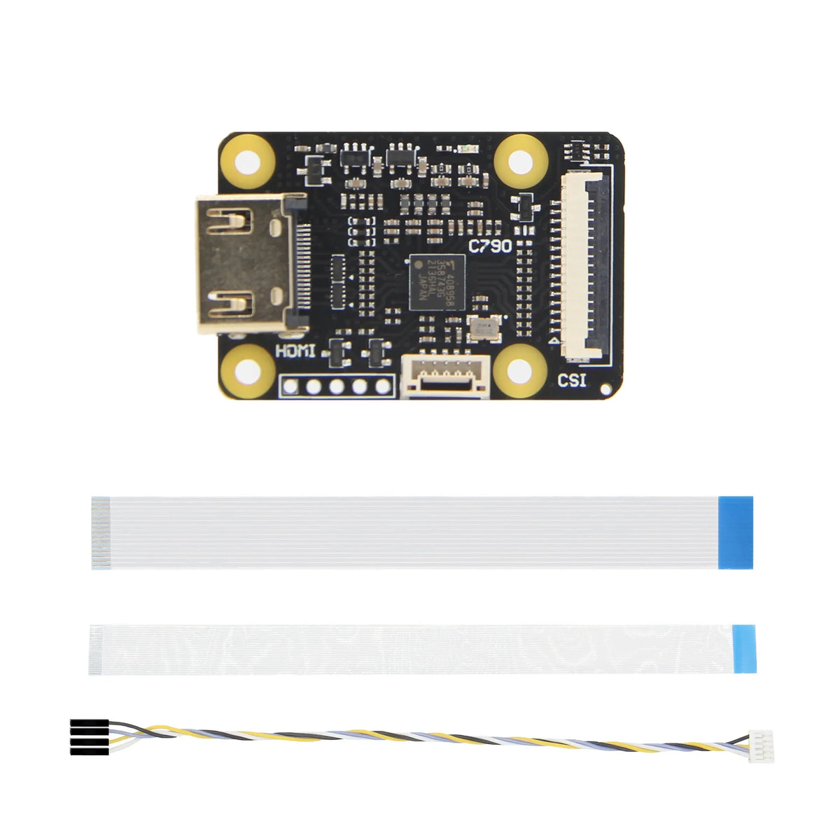 HD to CSI 2 Adapter C790 | Support Video & Audio | up to 1080p60fps | for Raspberry Pi 5 / 4 B / 3 B+ / 3B / CM4 / Zero KVM