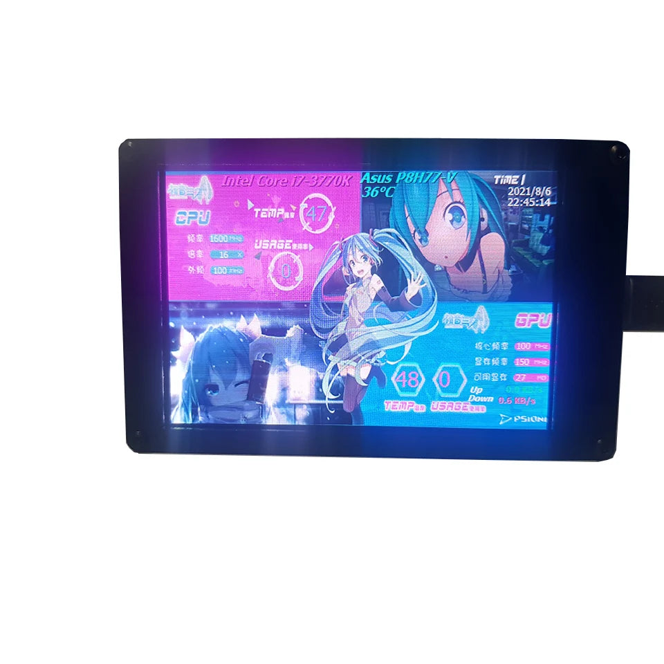 Custom 3.5 Inch 480*320 IPS LCD Monitor Display AIDA64 USB Display Sub-Screen Support Raspberry Pi With RGB Breathing Light Manufacturer