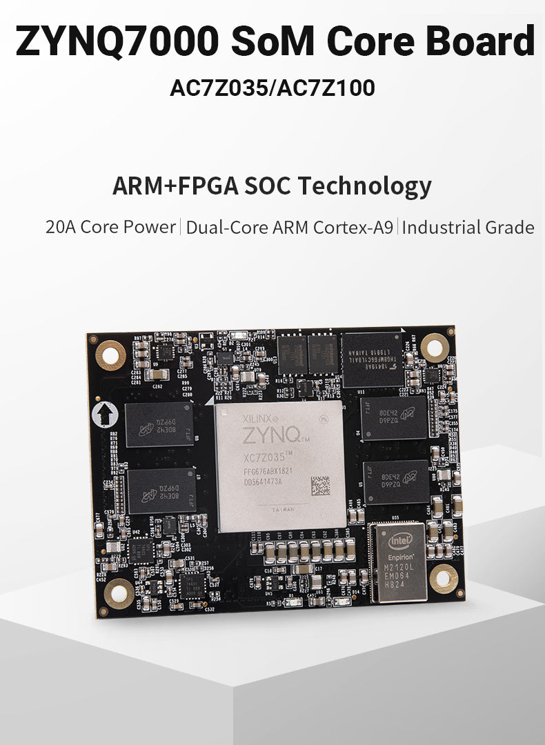 SoMs AC7Z100 AC7Z035: XILINX Zynq-7000 SoC XC7Z035 XC7Z100 ZYNQ ARM 7035 7100 FPGA Development Board System on Module Custom PCB customize