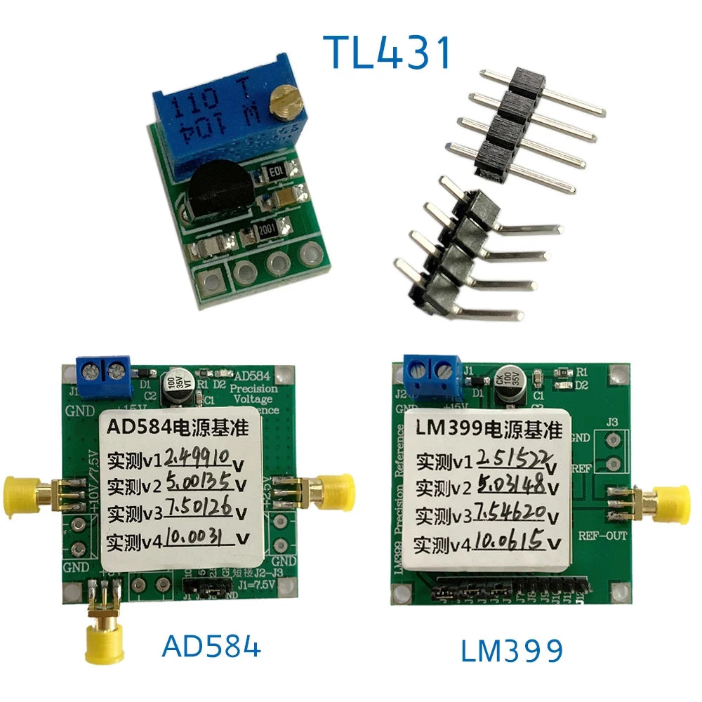 Custom TL431 AD584 LM399 Voltage Reference Source 2.5V/5V/7.5V/10V High Precision for Voltmeter calibration, ADC reference, DAC Manufacturer