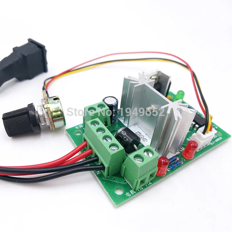 Custom 10V 12V 24V 36V PWM DC controller with Positive inversion switch PWM DC controller for DC motor speed controller 150W Manufacturer