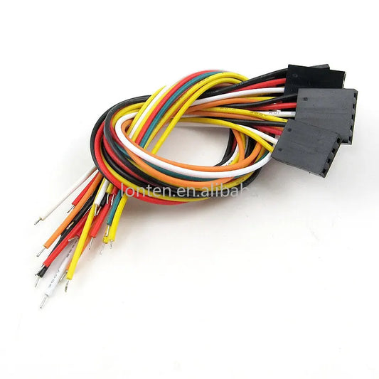 Custom 20CM Single head Dupont Line Dupont connector plug with cable jumper wire 2.54MM PITCH 2/3/4/5/6/7/8/9/10 PIN 2P/3P/4P/5P Manufacturer