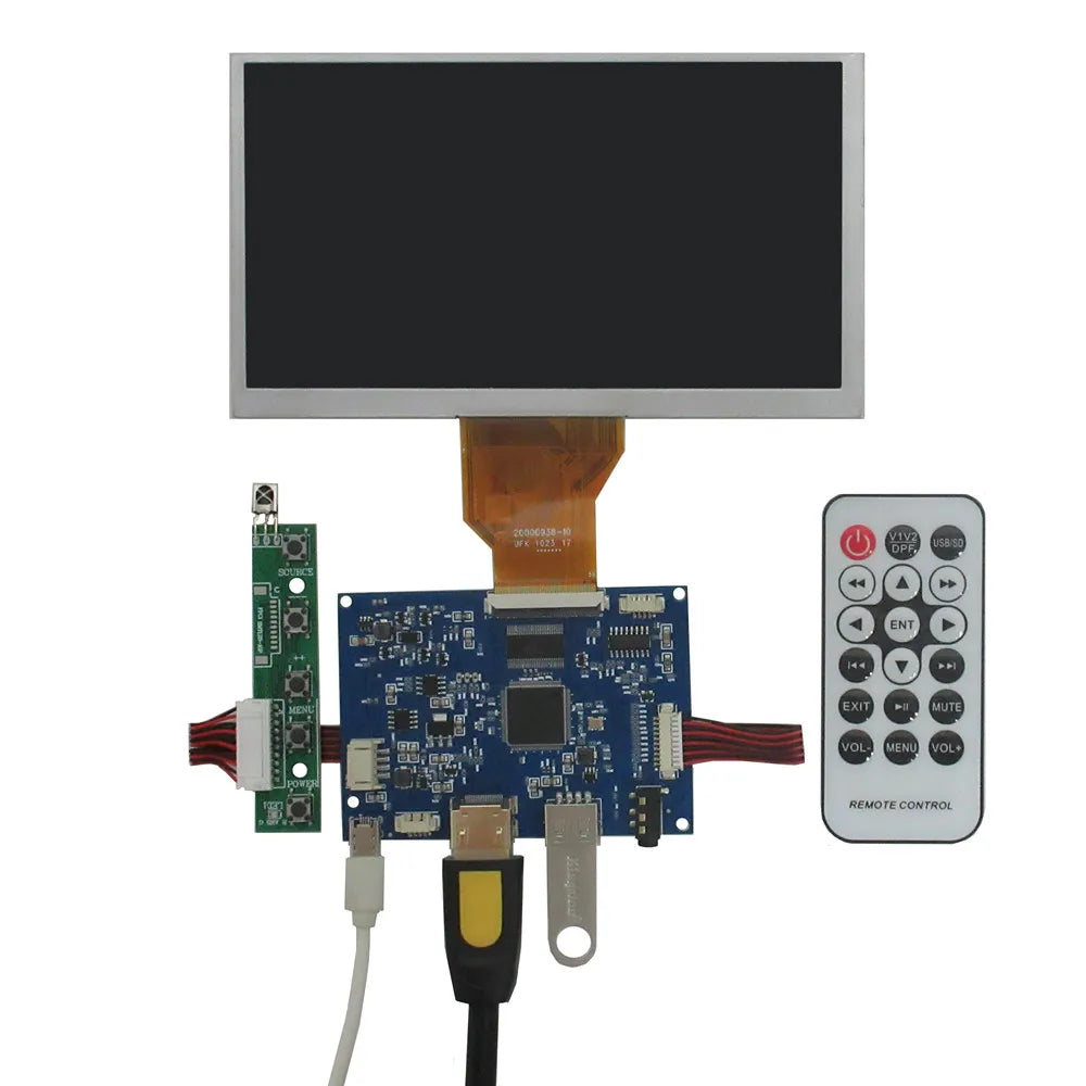 Custom 6.5 Inch AT065TN14 LCD Screen Display Monitor Driver Control Board U Disk HD For Raspberry Banana/Orange Pi Mini Computer PC Manufacturer