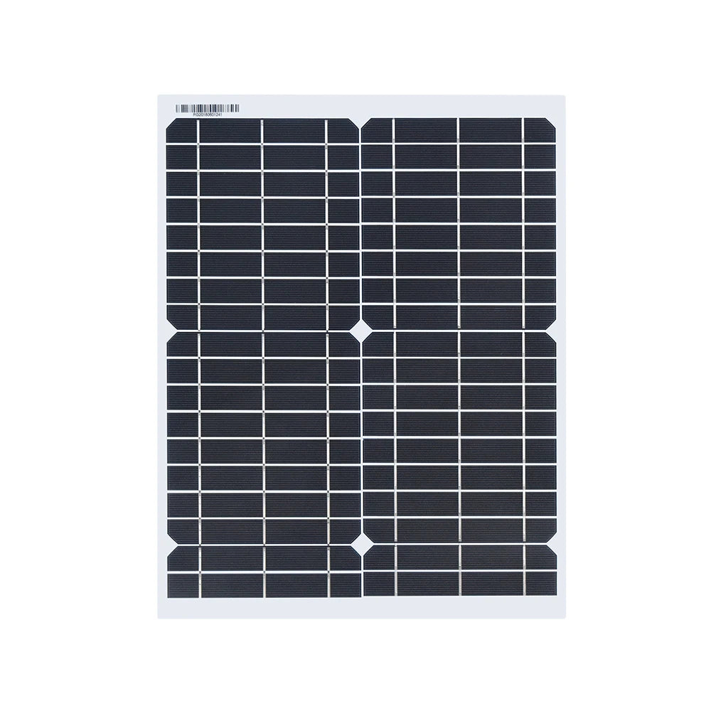 Custom 20W 18V Solar Panel Kit With DC Alligator Clip+Cigarette Lighter+DC to USB Cable For Mobile Phone Tablet Car Battery Charging Manufacturer