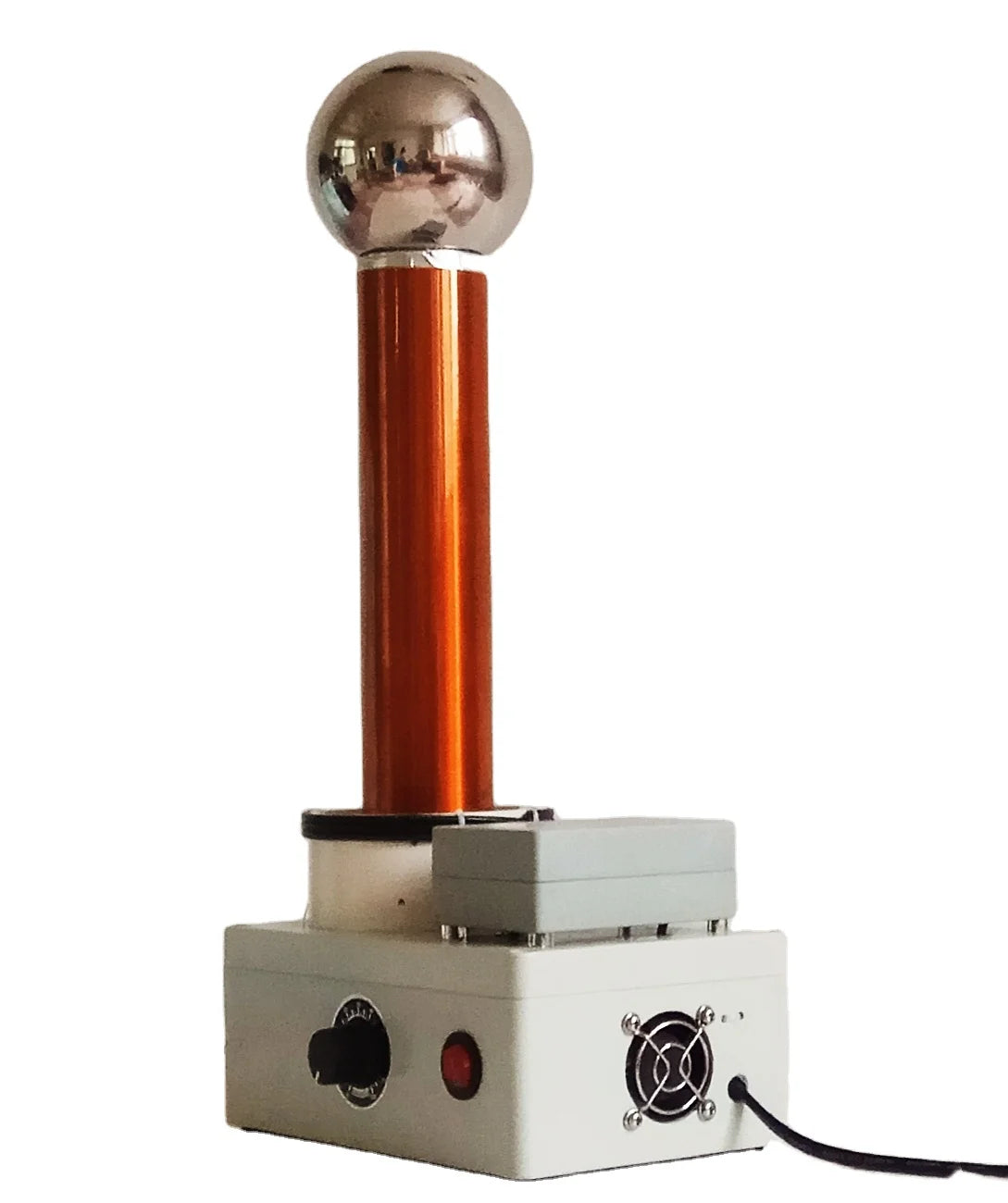 Custom Demonstration of high frequency AC wireless transmission principle of Tesla coil spark gap lightning simulator Manufacturer