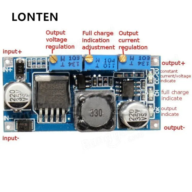 Custom Custom LED Driver Charging Constant Current Voltage Step Down  Module China 94v0 pcb manufacturer pcb board multilayer pcb Manufacturer