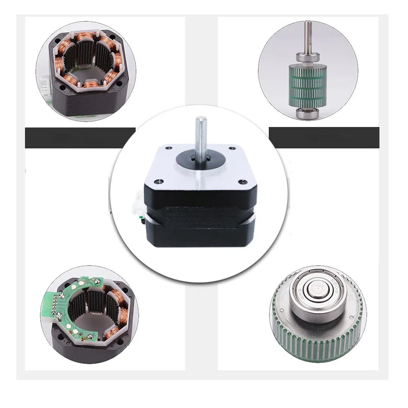 Custom nema 17 42 stepper motor 23mm 0.42N.m 1.5A for 3D print step motor 4023 Manufacturer