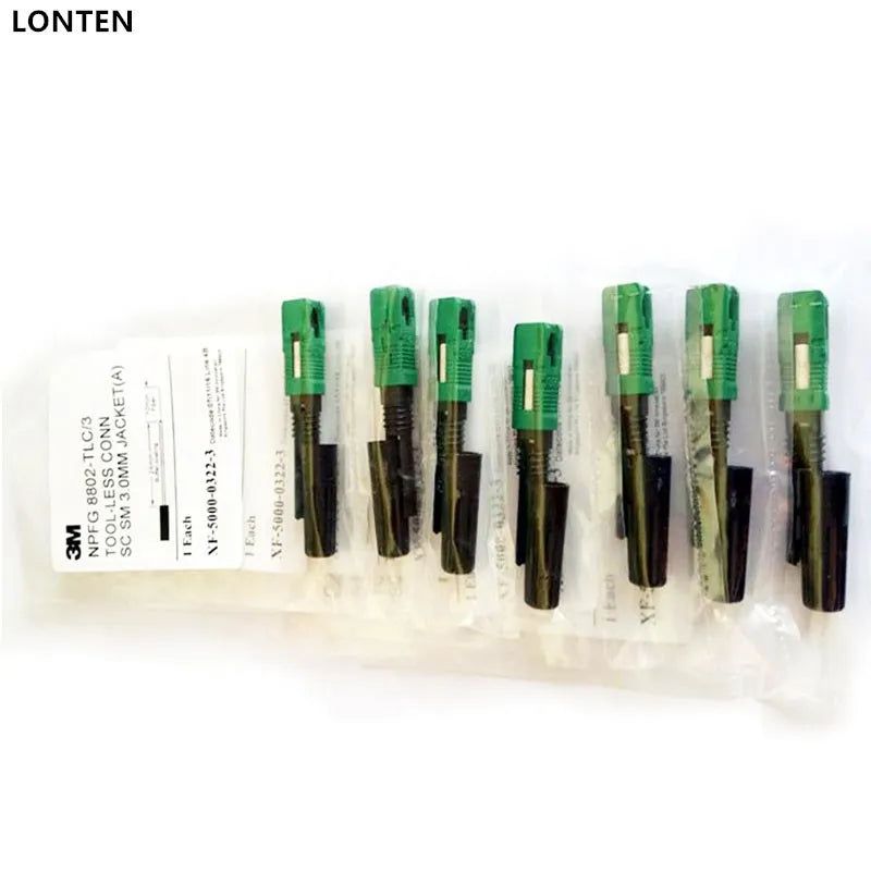 Custom 3M 8802-TLC/3 SC/APC UPC single-mode fiber optic quick connector 3M SC 3.0 FTTH Fiber Optic Fast Connector Manufacturer