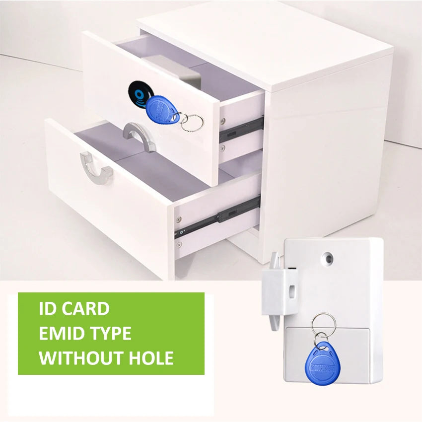 Custom Lonten Invisible RFID card Smart Cabinet Battery Powered Induction DIY Smart drawer Lock smart Door lock Manufacturer