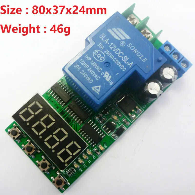 Custom OEM IO23C01_12V*2 2PCS IO23C01 DC 12V 30A High Power Delay Relay Board ON/OFF Self-locking Momentary Time Switch Manufacturer