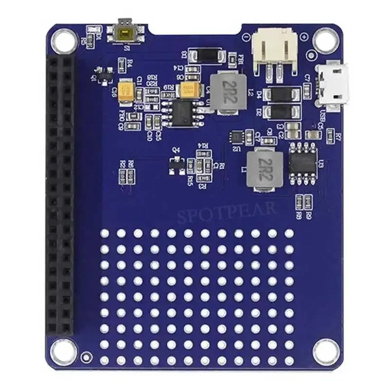 UPS HAT Lithium Battery Module | Compatible with Raspberry Pi 4 & Raspberry Pi 5 Expansion Board