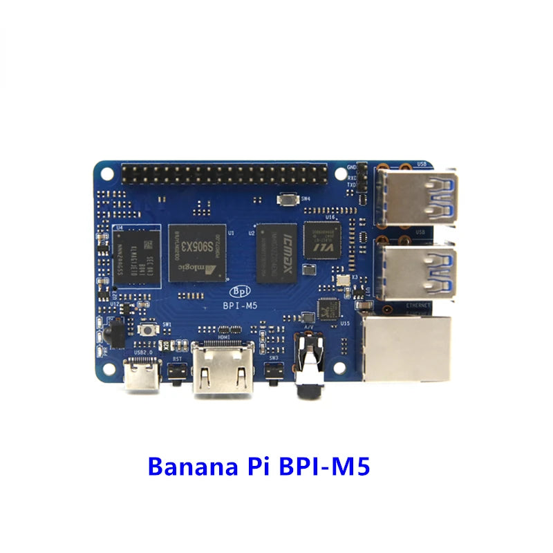 Custom Custom Banana Pi BPI M5 Amlogic S905X3 Quad Core Motherboard Open Source Hardware Development Board 4GB LPDDR4 16G eMMC Manufacturer