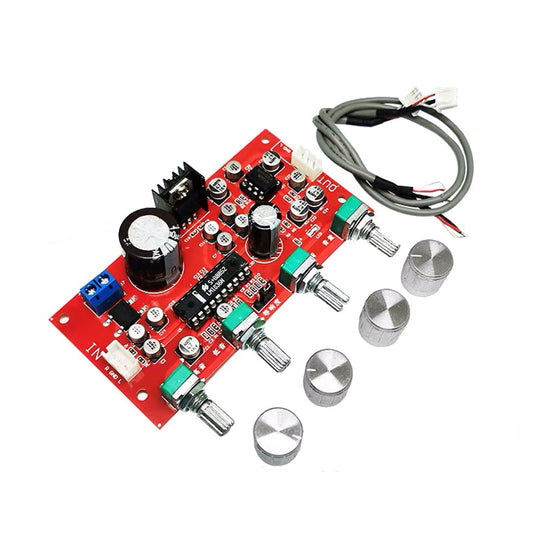 LM1036 NE5532 Tone Preamplifier Board Balance Equalizer Audio amplifier board Preamp Tone Conrtol Pre amplifier pcb assembly customize