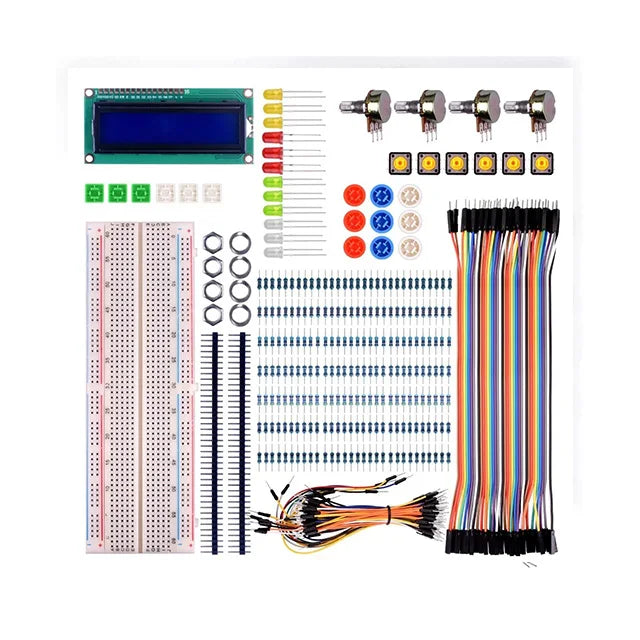 Custom For raspberry pi 3 Basic Starter Kit with Switch Led LCD Resistors for R3 Mega2560 Mega328 Nano Manufacturer