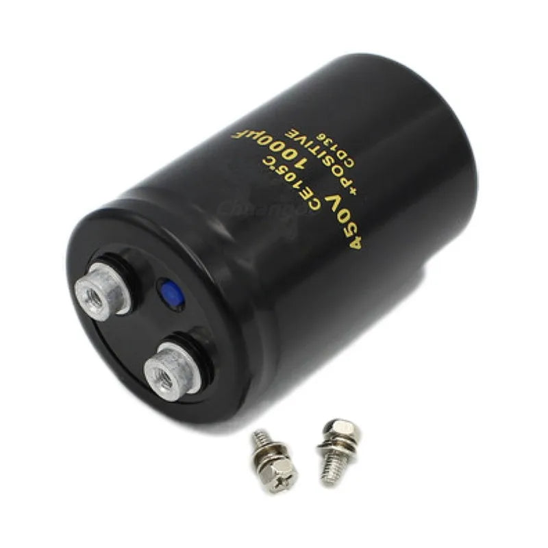 Custom 1/PCS 450V1000UF 50*80MM 1000UF 450V Aluminum Screw Audio Filtering Electrolytic Capacitor  CD136 Manufacturer