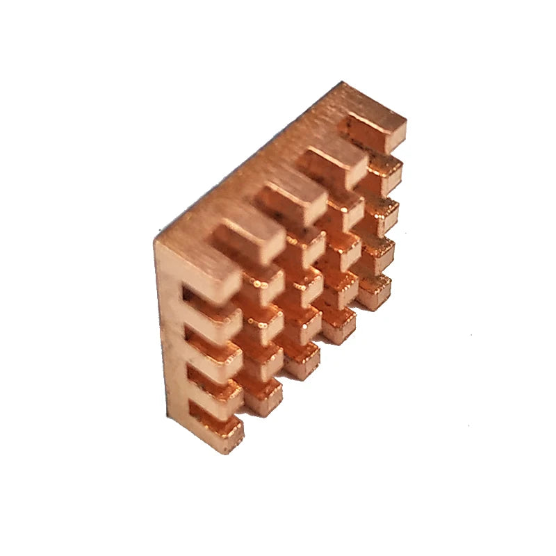 Custom 5pcs Pure Copper Mini Heat Sink Memory RAM Adhesive Back Cooling For VGA MOS GPU IC Chipset Radiator Cooler Heatsink 14x14x4mm Manufacturer