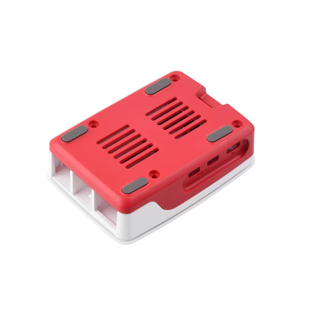 Official Raspberry Pi Case for Raspberry Pi 5, Built-in Cooling Fan, Red/White Color  Suitable For Raspberry Pi 5 Custom