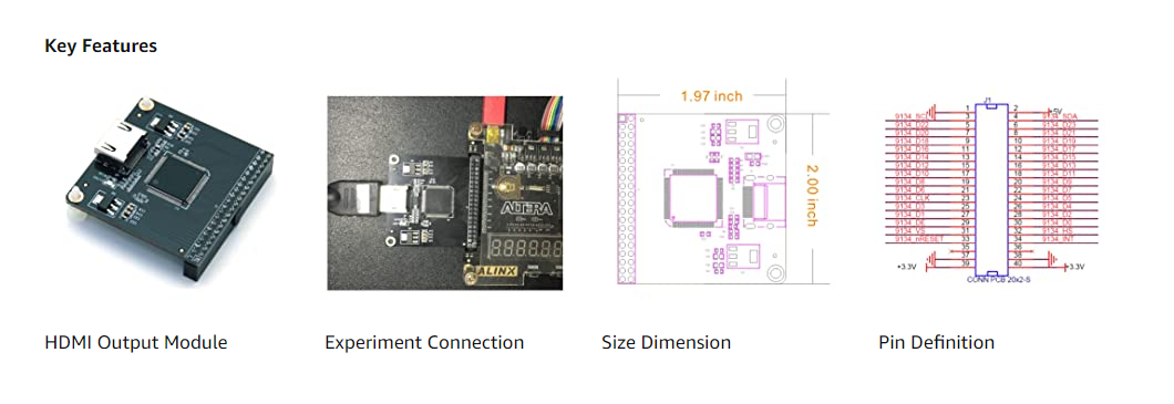 Output Module Directly-pluggable into FPGA Development Board Custom PCB pcba convertisseur ansable customize