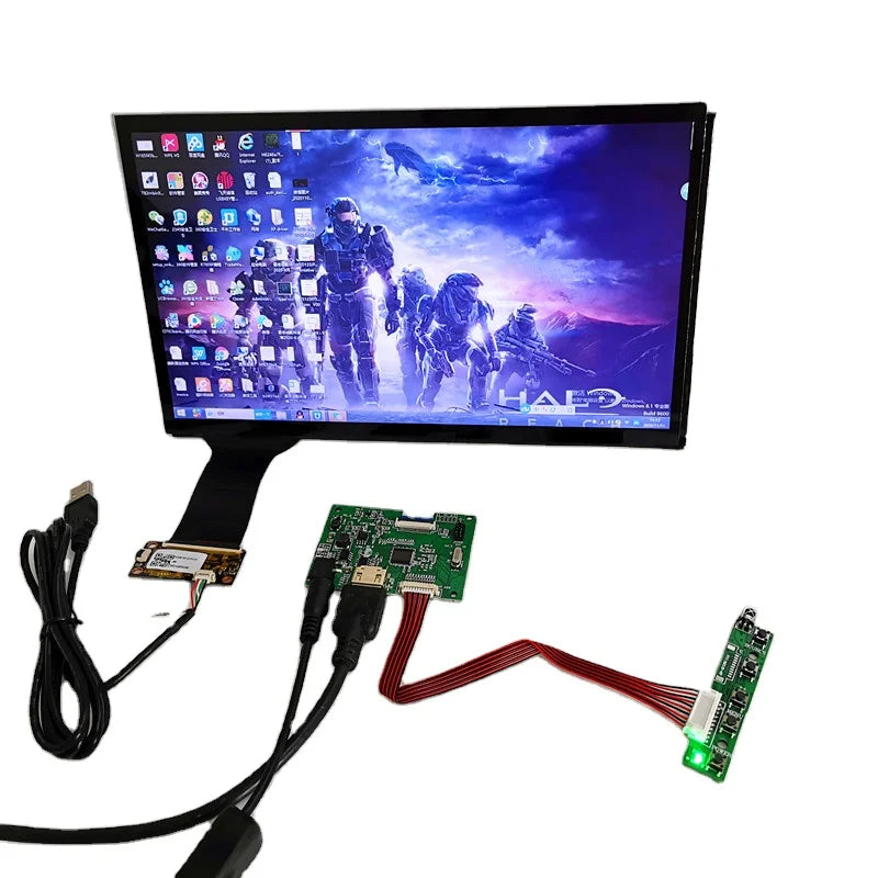 Custom 12.1 inch display capacitive touch module kit HD for Linux/android /win7 8 10 LCD Car Raspberry Pi Module plug and play Manufacturer