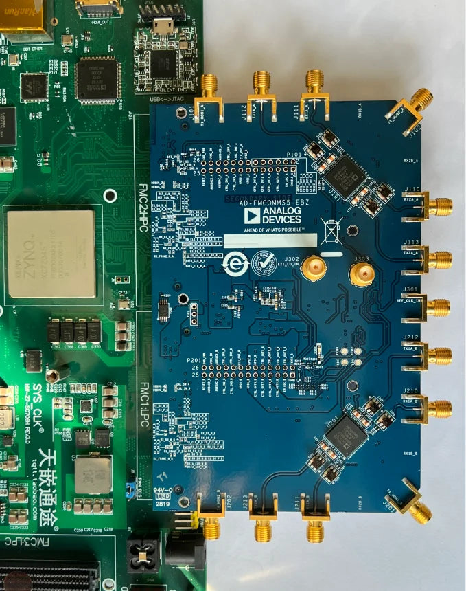 Custom PCBA FMCOMMS5 4X4MIMO ADI RF Development Board Manufacturer