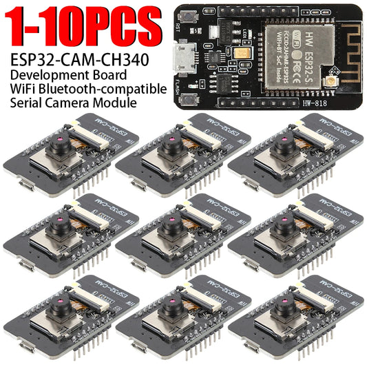 Custom 1-10pcs ESP32 Development Board Wireless WiFi BT-compatible Supported UART SPI I2C PWM Interface Serial Camera Module Manufacturer