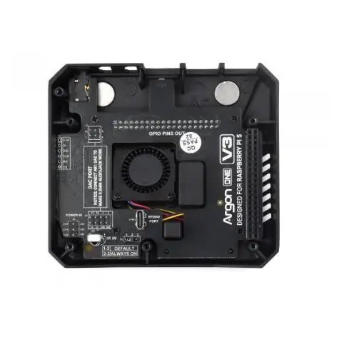 Argon ONE V3 Aluminum Alloy Case for Raspberry Pi 5 with Built-in Cooling Fan and Optional M.2 NVMe Expansion Slot