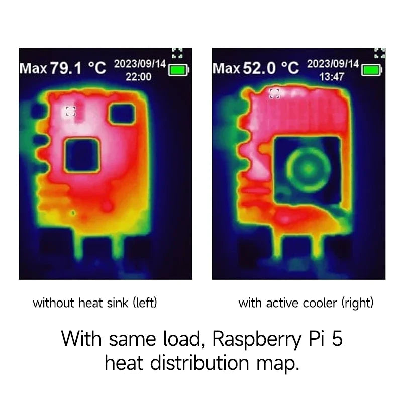 Custom New Raspberry Pi 5 Active Cooler Heatsink with PWM Adjustable Speed Cooling Fan Aluminum Heat Sink Radiator Manufacturer