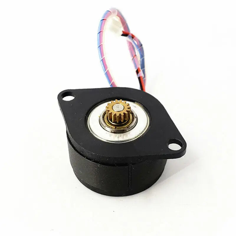 Custom MOONS Micro 36MM Round 14HK2401 Stepper Motor 0.9 Degree 2-Phase 4-Wire 13 Ohms 15 teeth Brass Gear for Printer CNC Robot Manufacturer