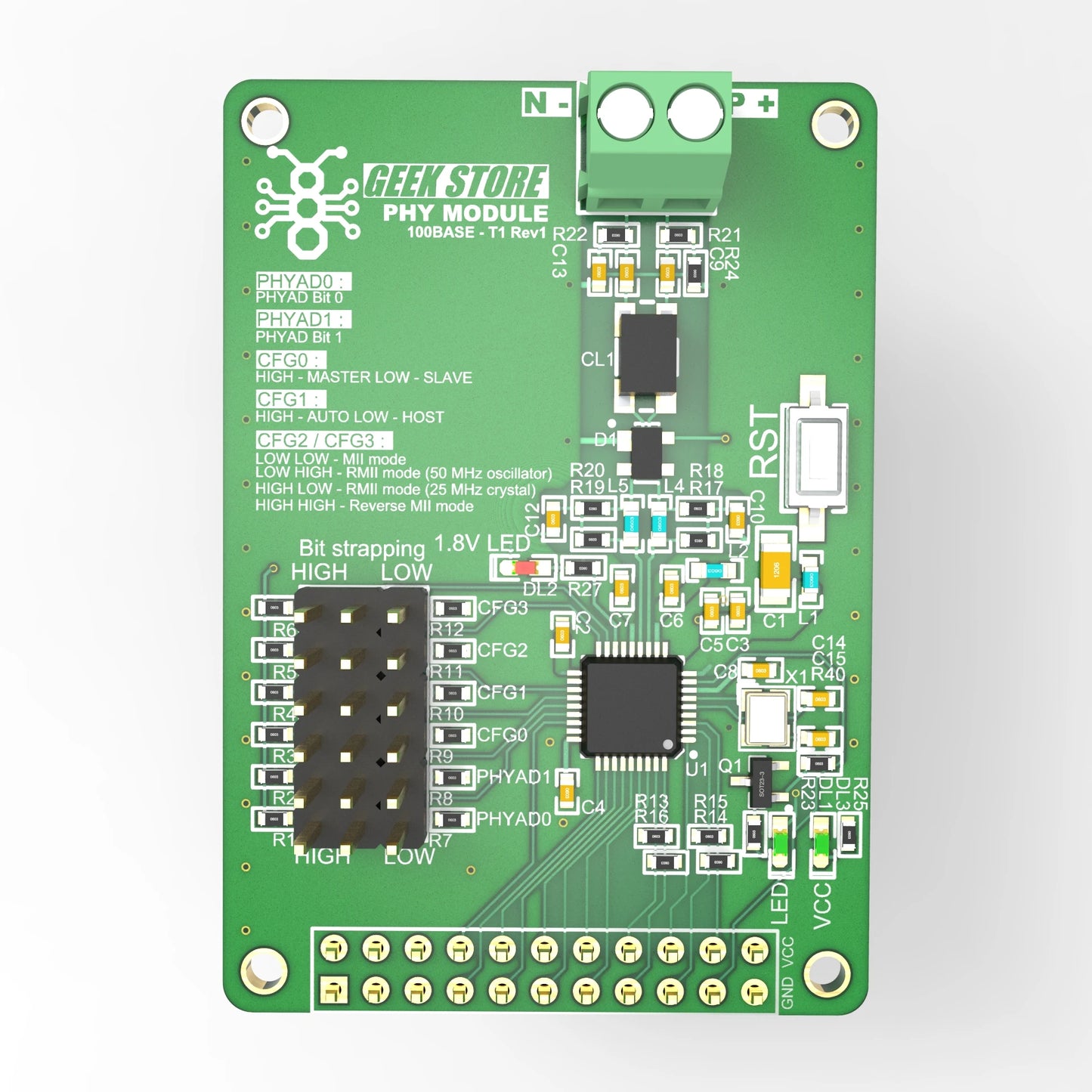 Custom 100Base T1 Car Ethernet PHY Evaluation Module S32K148 with NXP TJA1100 Chip Manufacturer