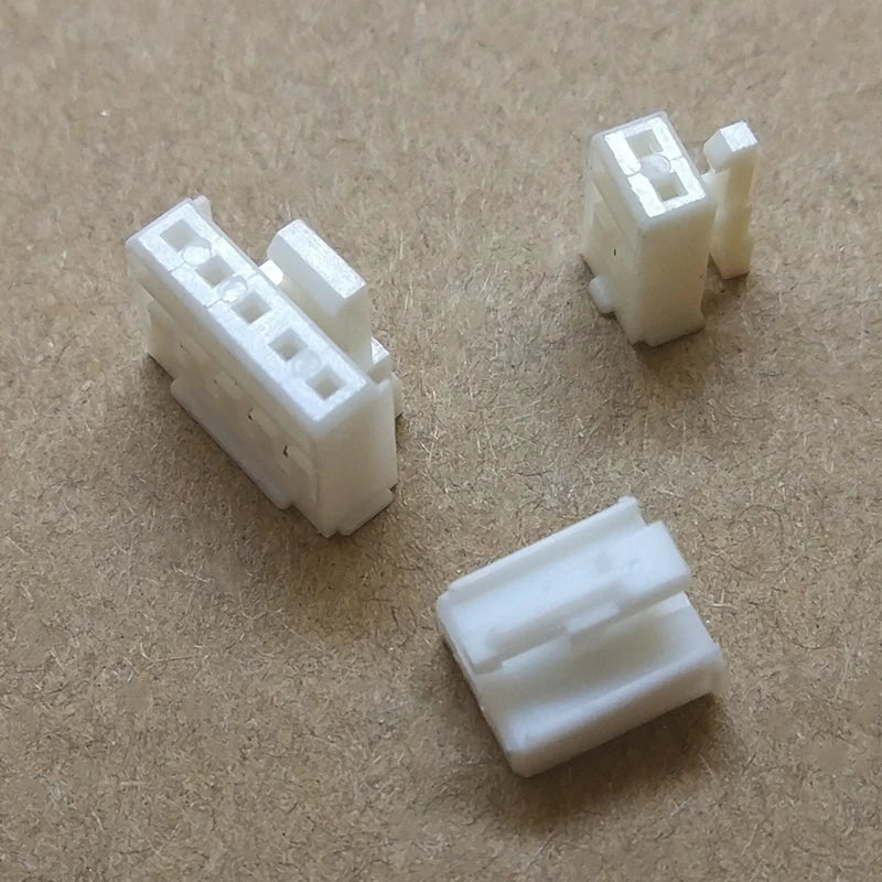 Custom 20PCS HY 2.0mm pitch plastic shell connector plug terminal housing 2P /3/4/5/6/7/8P with latch Manufacturer