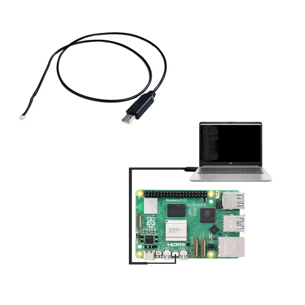 Raspberry Pi 5 UART Serial Debug Cable - Terminal Console Cable for Pi 5/4B/3B+ with Dupont Connectors
