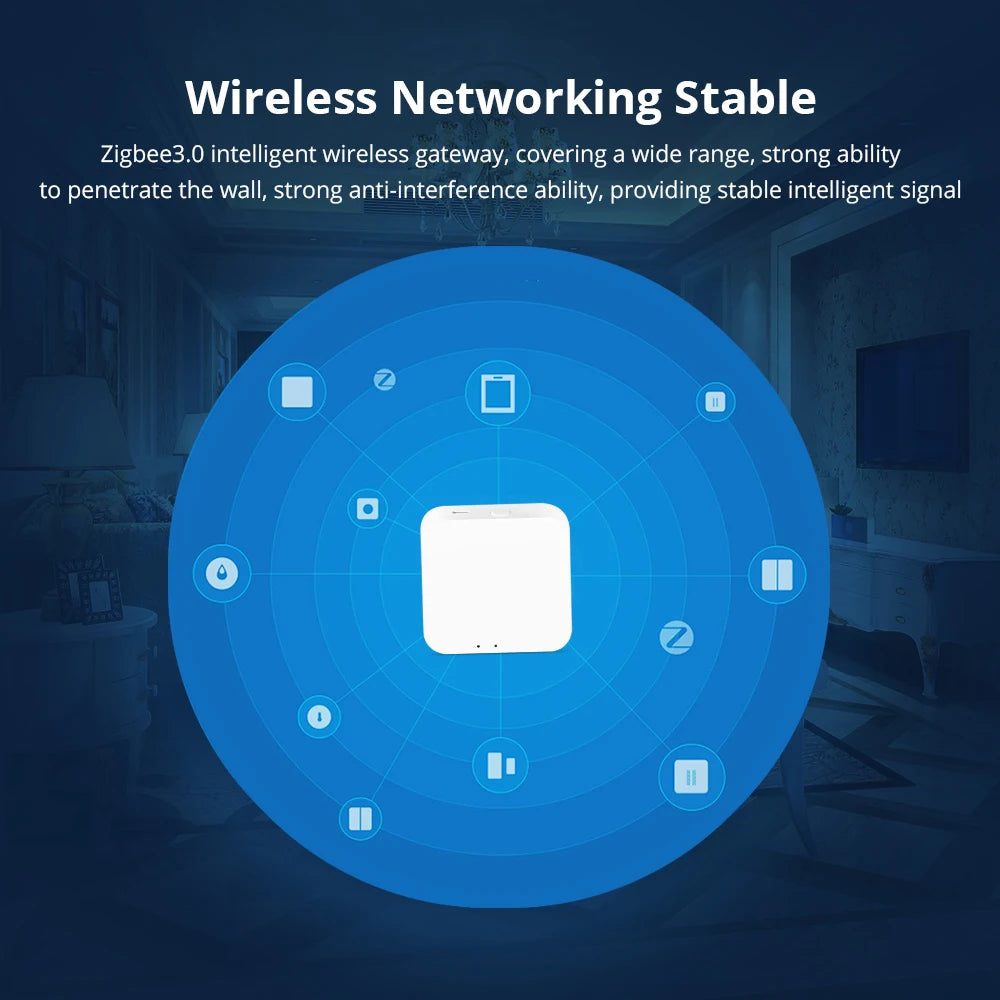 Custom Tuya Zigbee 3.0 Hub Gaterway Wifi Smart Home Bridge Wireless Remote Controller Manufacturer