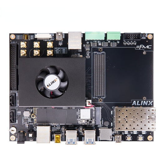 AXU9EG: Xilinx Zynq UltraScale+ MPSoC ZU9EG FPGA  Board FMC HPC  Custom PCB pcba antenna