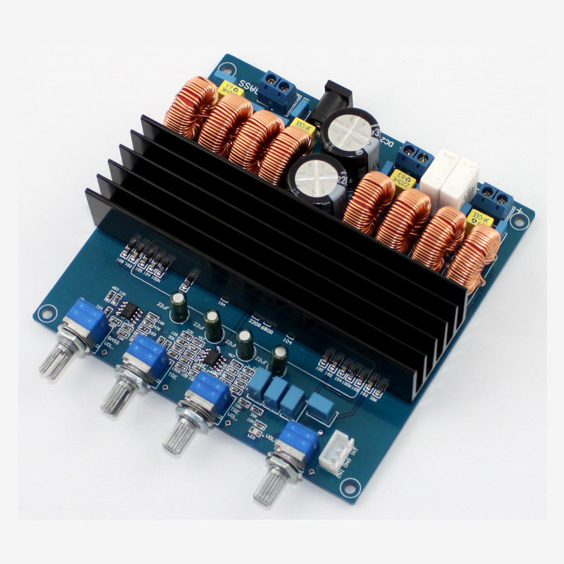 2*100W+200W TDA7498 power stereo subwoofer amplifier board audio 2.1 Class D Hifi TL072 preamplifier amplifier pcb assembly Customize