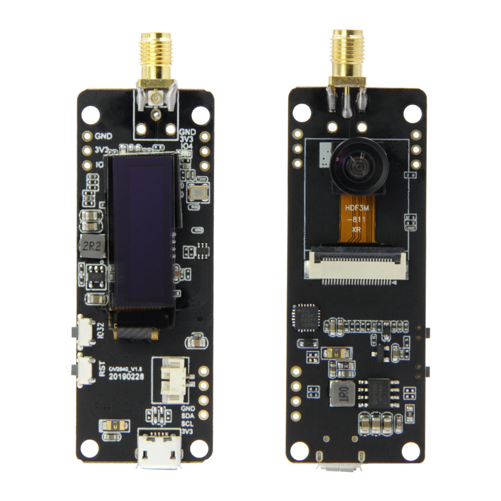 TTGO T-Journal ESP32 Camera Module Development Board OV2640 Camera  Wifi 3dbi Antenna 0.91 OLED Camera Board Custom PCB customize