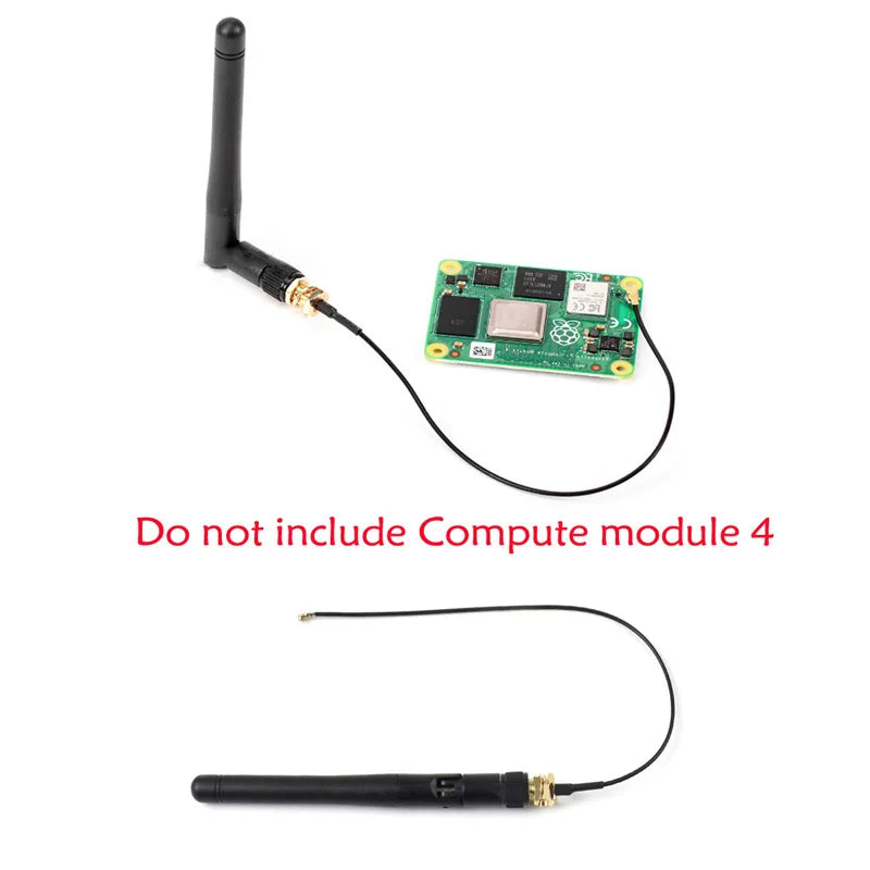 Custom Raspberry Pi Compute Module 4 Antenna Kit, Certified for Use with CM4 Manufacturer