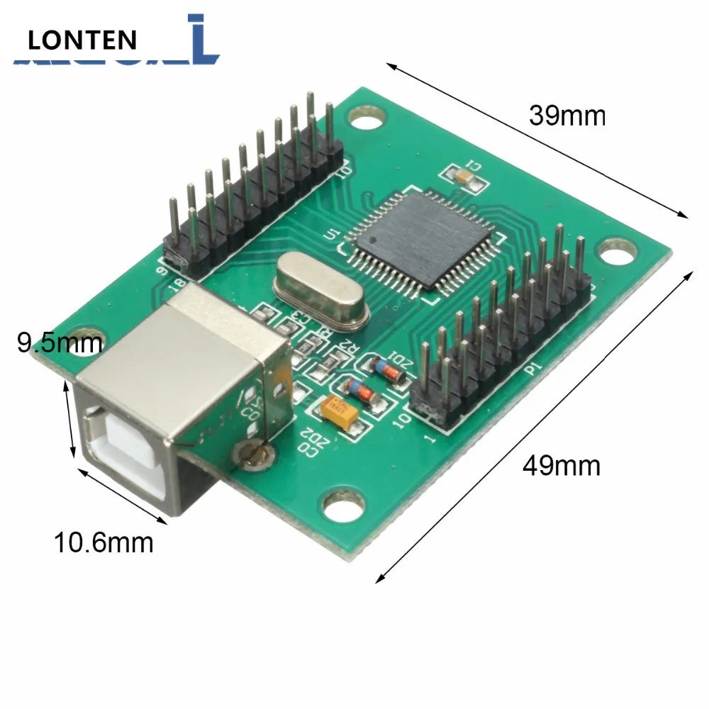 Custom Lonten Arcade To USB Controller Wiring Kit 2 Player For MAME Keyboard Encoder Manufacturer